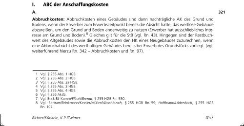 ABC der Anschaffungskosten - Bundesanzeiger Verlag