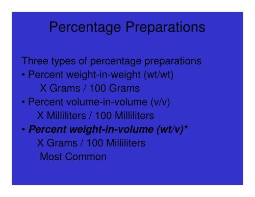 A Brief Overview of Pharmacy Calculations for Pharmacy - Free CE ...