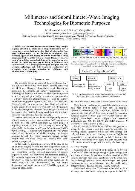 Millimeter- and Submillimeter-Wave Imaging Technologies ... - ATVS