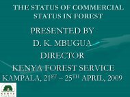 Forestry in Kenya