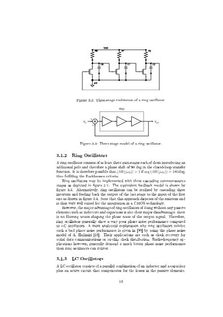 Design of a 5 GHz VCO in CMOS - Integrated Systems Laboratory