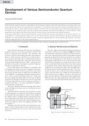 Development of Various Semiconductor Quantum Devices