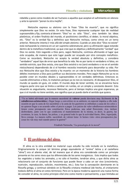 Tema 6. Dios y el alma. 1. La pregunta sobre Dios. - inicio