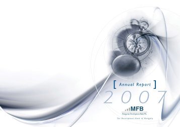 Annual Report 2007 - Magyar FejlesztÃ©si Bank Zrt.