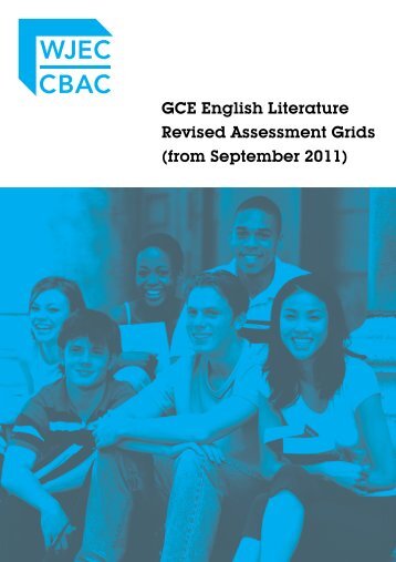 GCE English Literature Revised Assessment Grids (from ... - WJEC