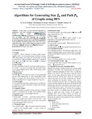 Algorithms for Generating Star and Path of Graphs using BFS