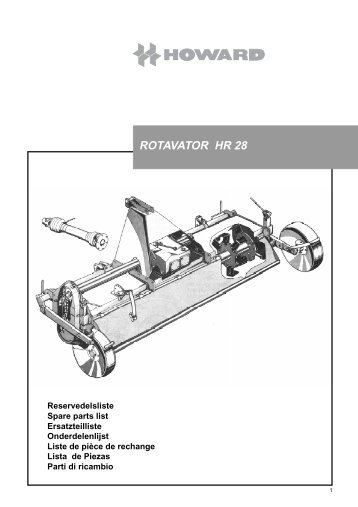 rotavator hr 28 - Kongskilde