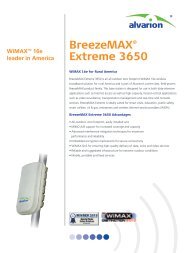 BreezeMAX Extreme 3650 - Alvarion