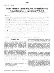 Double Flap Patch Closure of VSD with Elevated Pulmonary ...