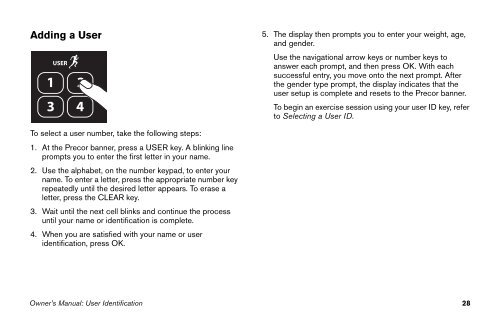 M9.57 Treadmill Owner's Manual - 09/2006 - Precor