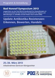 Update Antibiotika-Resistenzen: Erkennen ... - PEG-Symposien