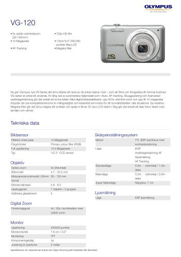 VG-120, Olympus, Compact Cameras