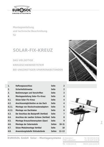 solar-fix-kreuz - Eurosol GmbH