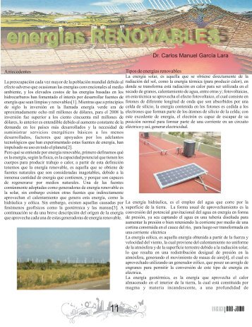 energías RENOVABLES