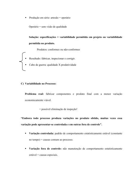 Cap 9 - Controle Estatistico do Processo - Sistemas