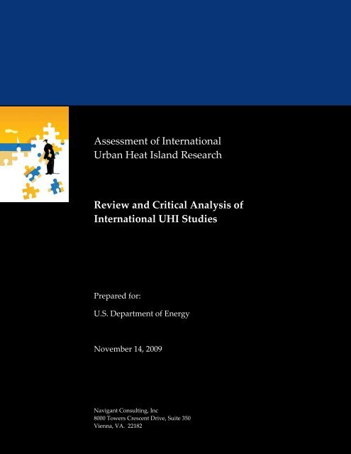 Review and Critical Analysis of International UHI Studies