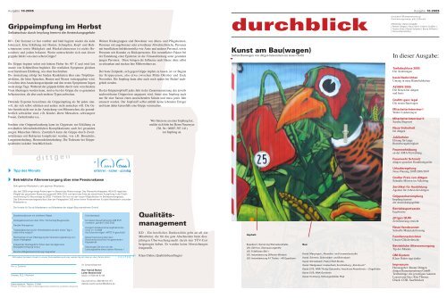 Ausgabe 10.2005 - dittgen Bauunternehmen GmbH