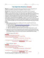 The Bright Idea Worksheet Answers (pdf) - Teach Engineering