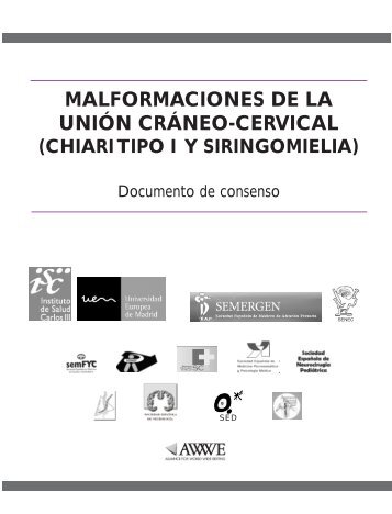 Malformaciones de la uniÃ³n crÃ¡neo-cervical (Chiari tipo I y ...