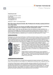 Press Release PDF File - JBL Professional