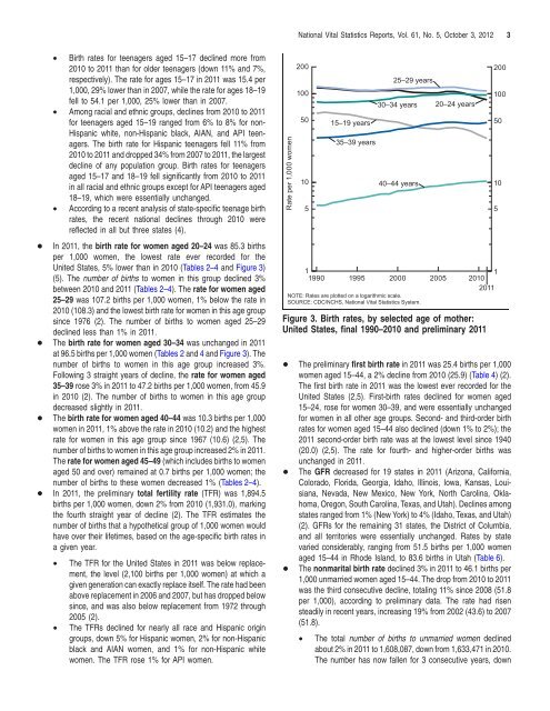 National Vital Statistics Reports, Vol. 61, No. 5