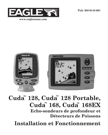 Cuda 128, Cuda 128 Portable, Cuda 168, Cuda 168EX - Eagle