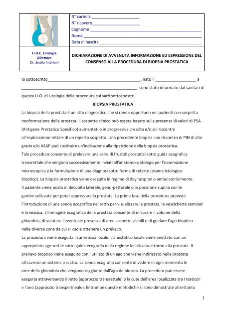 durata biopsia prostata