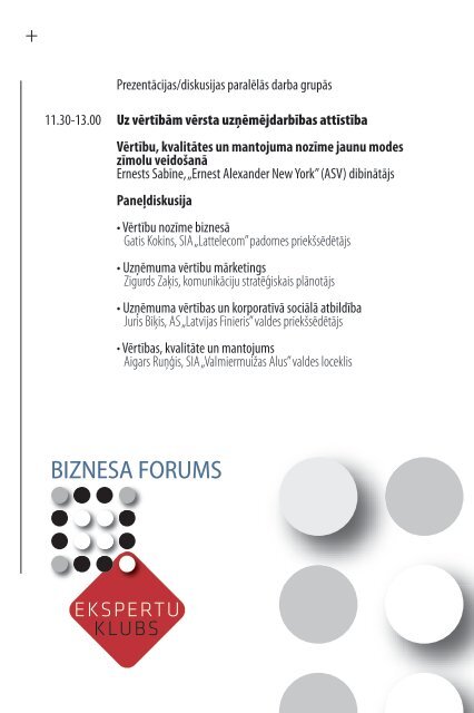 biznesa forums - liaa