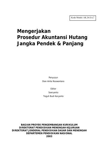 Akuntansi Hutang Janka Pendek Panjang - e-Learning Sekolah ...