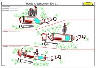 Honda CrossRunner 800 '11 - Arrow Special Parts