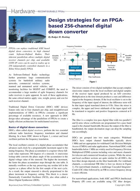 Design strategies for an FPGA-based 256-channel digital down ...