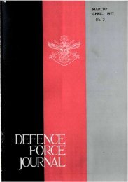 ISSUE 3 : Mar/Apr - 1977 - Australian Defence Force Journal