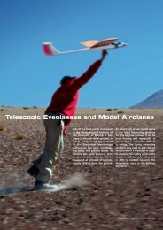 Telescopic Eyeglasses and Model Airplanes