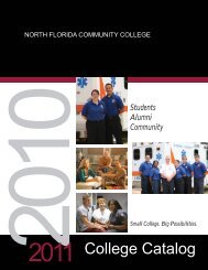 2010-2011 College Catalog - North Florida Community College
