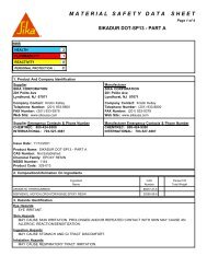 Sikadur DOT-SP13 MSDS - Brock White