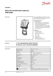 Motor fÃ¶r modulerande reglering AME 85QM