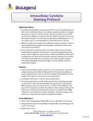 Intracellular Cytokine Staining Protocol - BioLegend