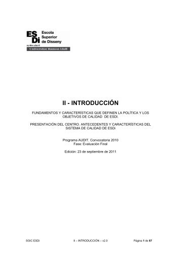 II - INTRODUCCIÃN - ESDi