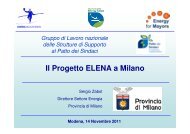 Il Progetto ELENA a Milano - Settimana della Bioarchitettura e della ...