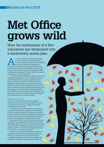 Environmentalist article (PDF, 981 kB) - Met Office