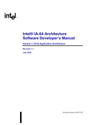 IntelÂ® IA-64 Architecture Software Developer's Manual - Parallel.ru
