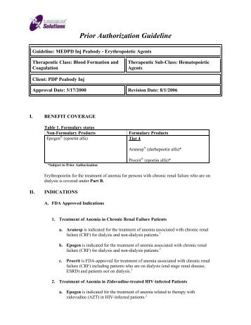 Prior Authorization Guideline - OptumRx