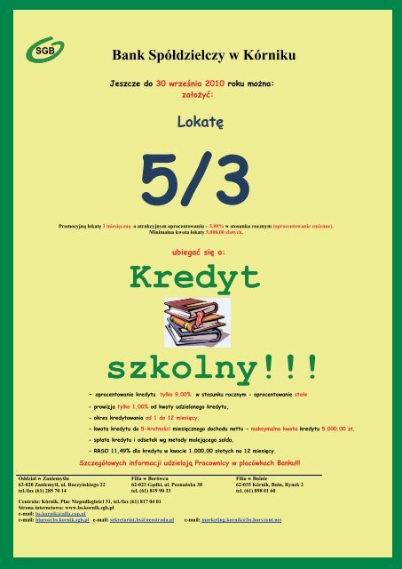 SierpieÅ 16 - KÃ³rnik