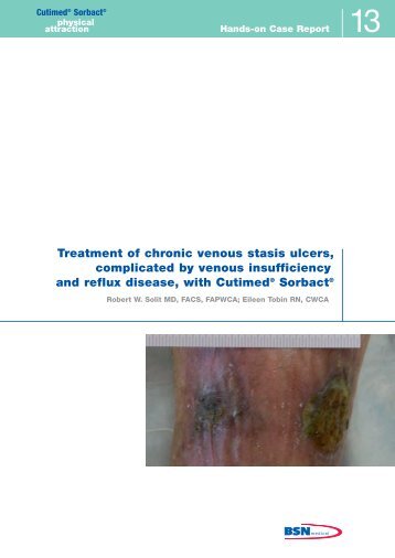 Treatment of chronic venous stasis ulcers, complicated by ... - Cutimed