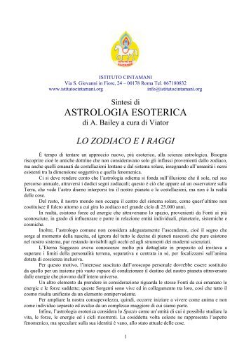 Scarica l'articolo in formato pdf - Istituto Cintamani