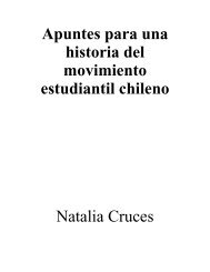 Apuntes para una historia del movimiento estudiantil chileno Natalia ...