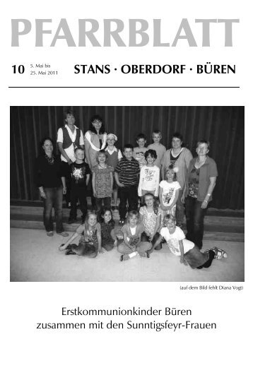 STANS · OBERDORF · BÜREN - Pfarrei Stans