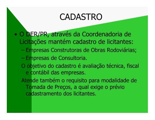 fluxograma simplificado de processos licitatÃƒÂ³rios - DER