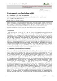 Electrodeposition of cadmium sulfide