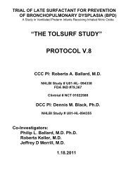 tolsurf-protocol - Associates in Newborn Medicine